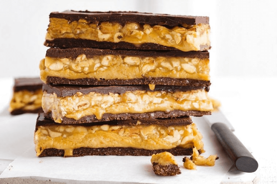 Healthy snickers bar by Shannon Harley