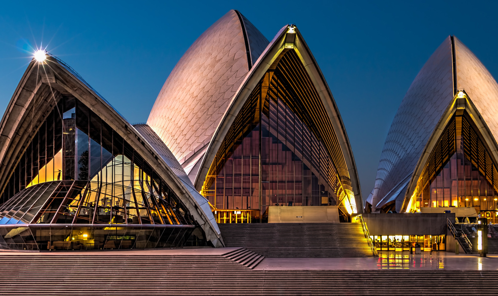 The sails of the Sydney Opera House